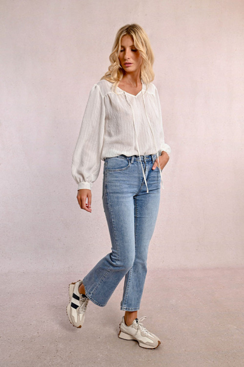 7/8 flared jeans