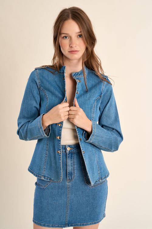 Denim jacket, officer