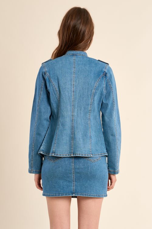 Denim jacket, officer