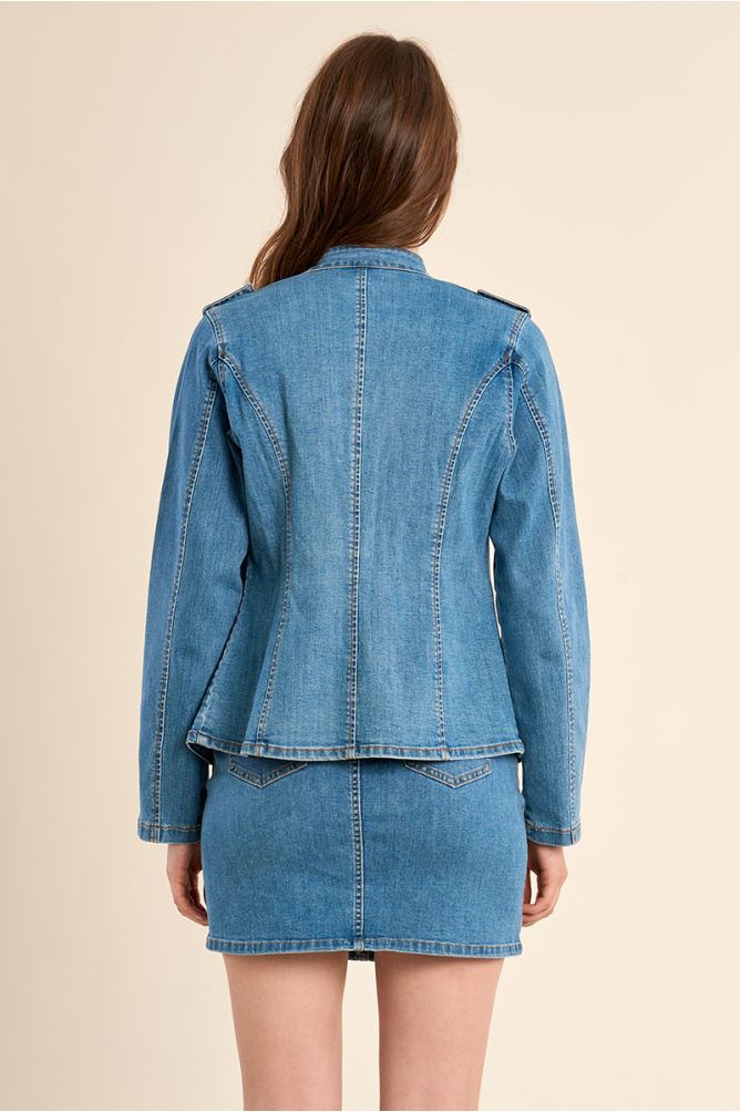 Denim jacket, officer