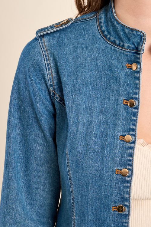 Denim jacket, officer