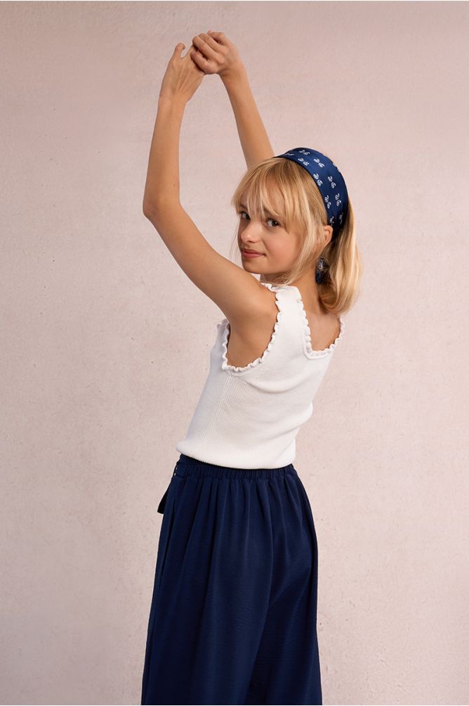 Ruched tank top
