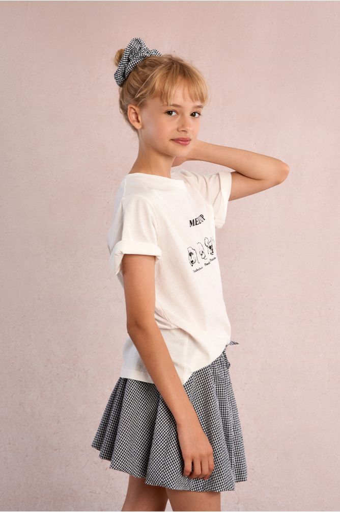 Gingham skirt
