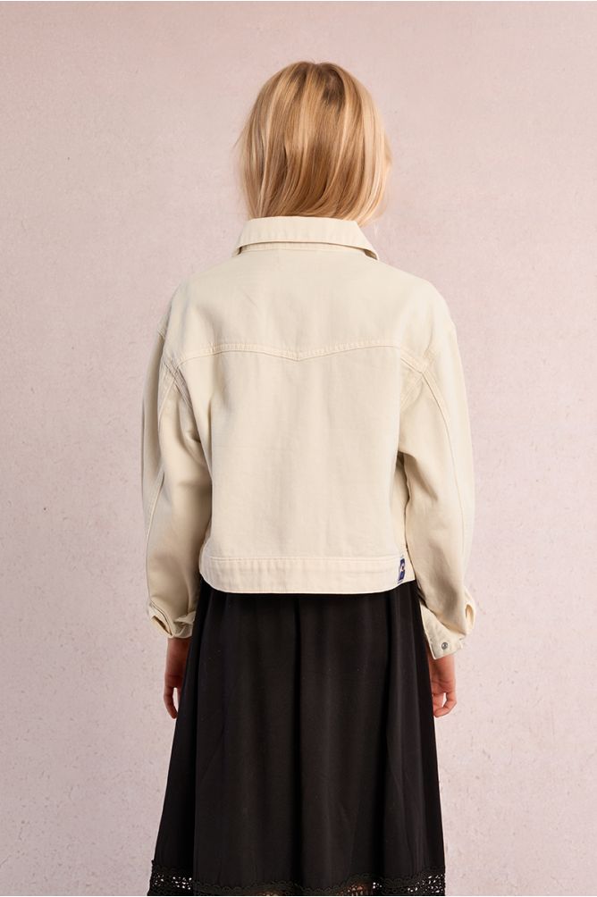 Veste en jean crop