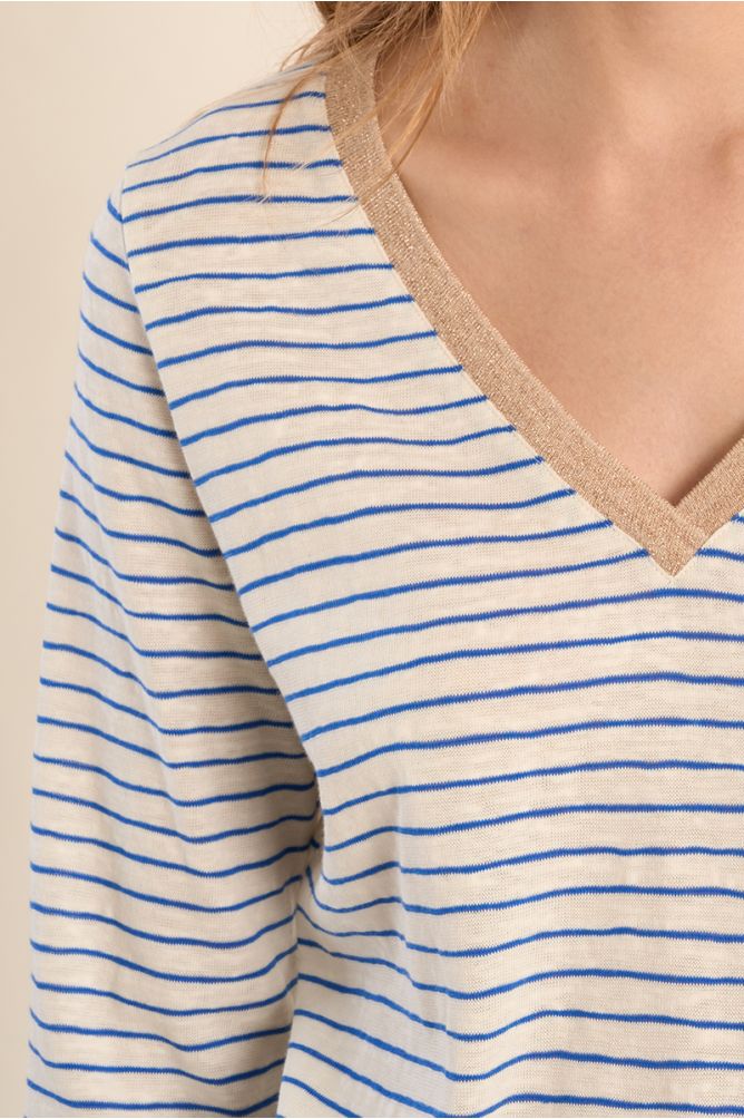 Sailor T-shirt, V-neck