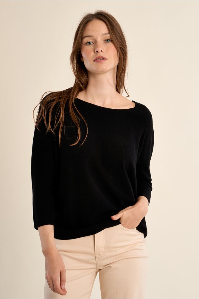 Fine knit sweater, basic