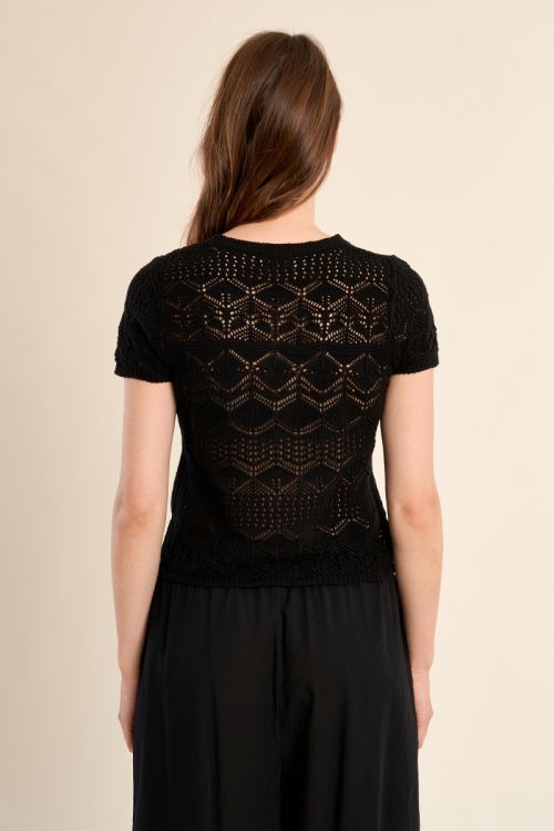 Maille manches courtes en crochet