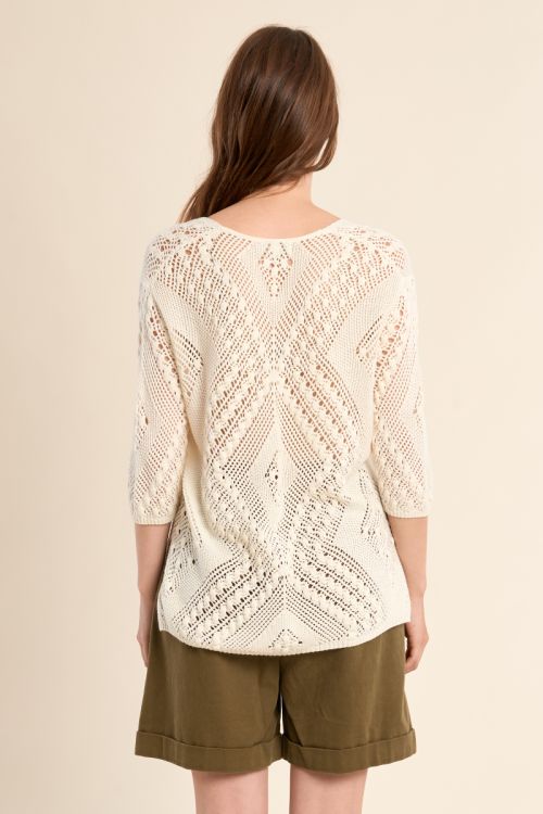 Maille manches courtes en crochet