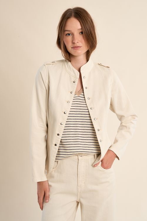 Denim jacket, officer