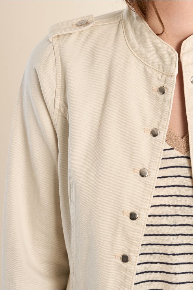 Denim jacket, officer