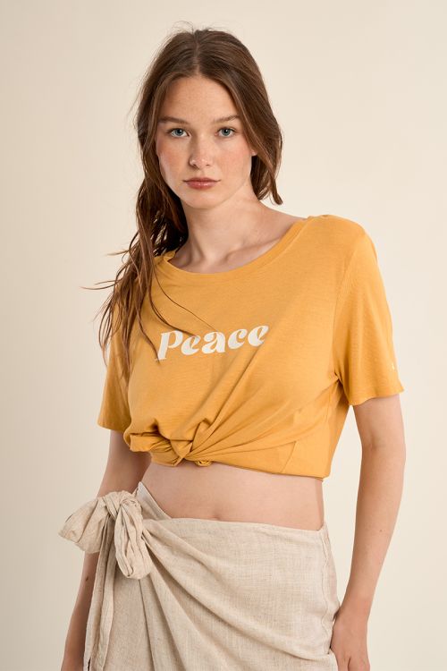 "Cotton T-shirt ""Peace"""