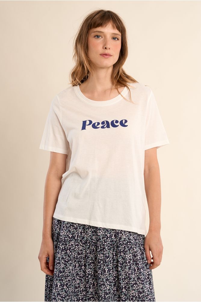 T-shirt en coton "Peace"