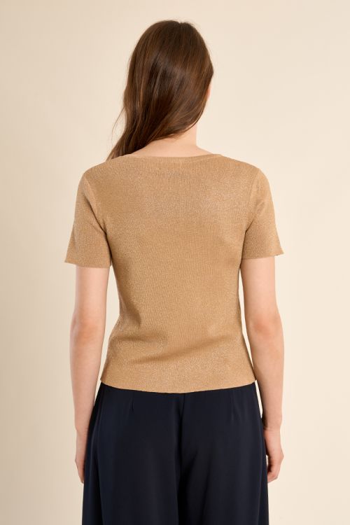 T-shirt en maille fine, irisé
