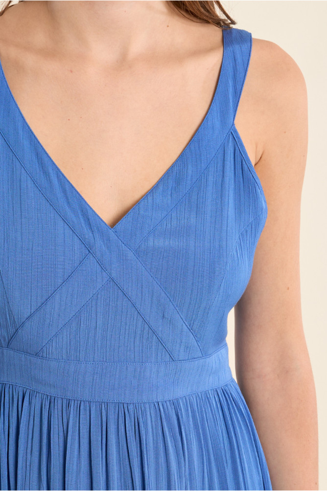 Long dress with ruffles