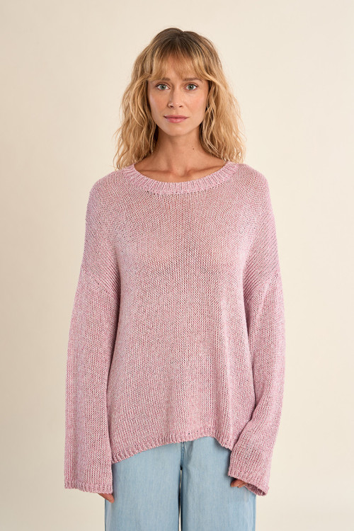 Pull en maille, col rond