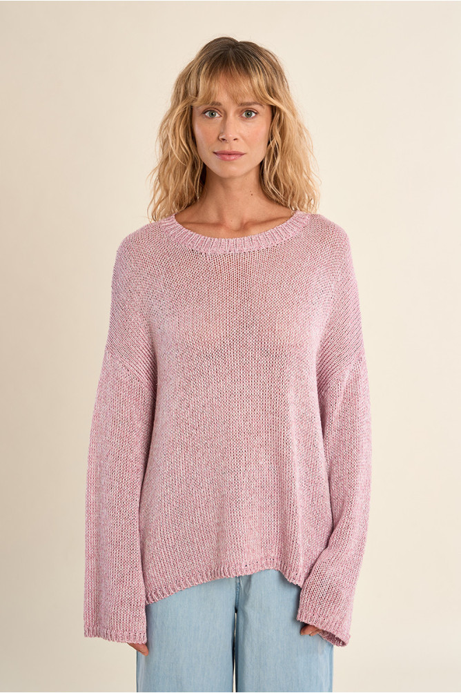 Pull en maille, col rond