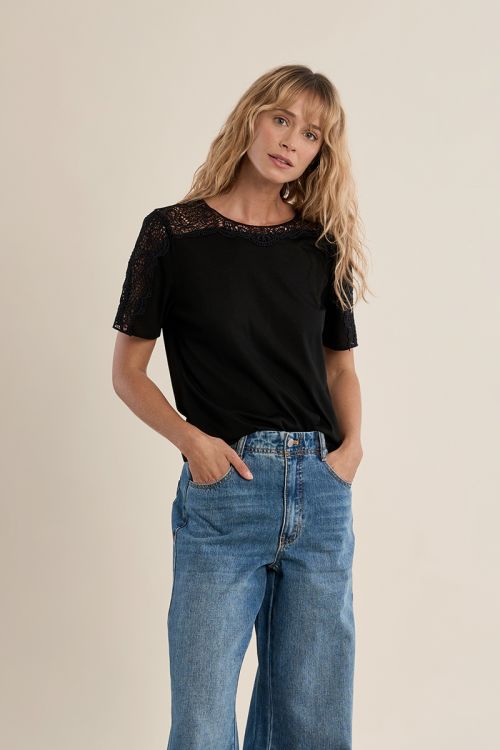 Openwork T-shirt