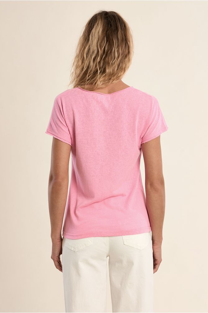 T-shirt col V
