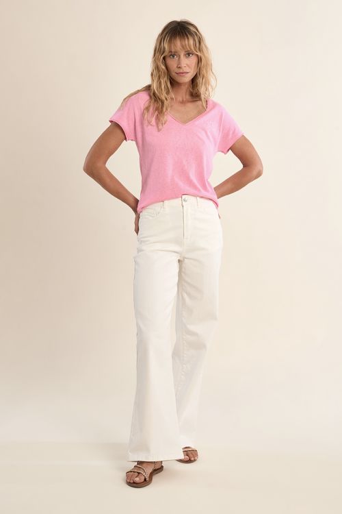 T-shirt col V