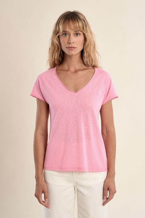 T-shirt col V