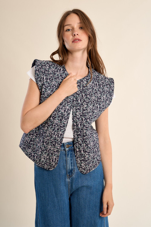 Cotton bolero, quilted