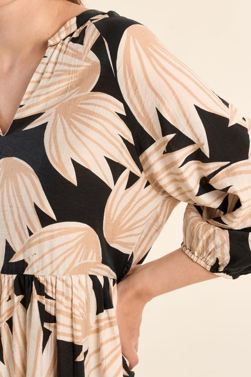 Short Babydoll Print Dress
