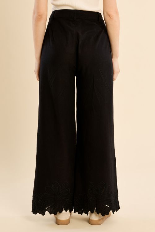 Pantalon droit, en coton