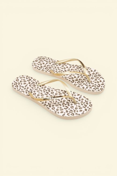 Chanclas de mujer de tiras finas, con estampado.