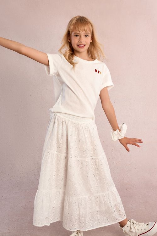 Multi-heart printed T-shirt
