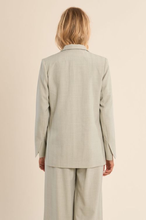 Blazer de mujer de manga larga, cuello y solapa