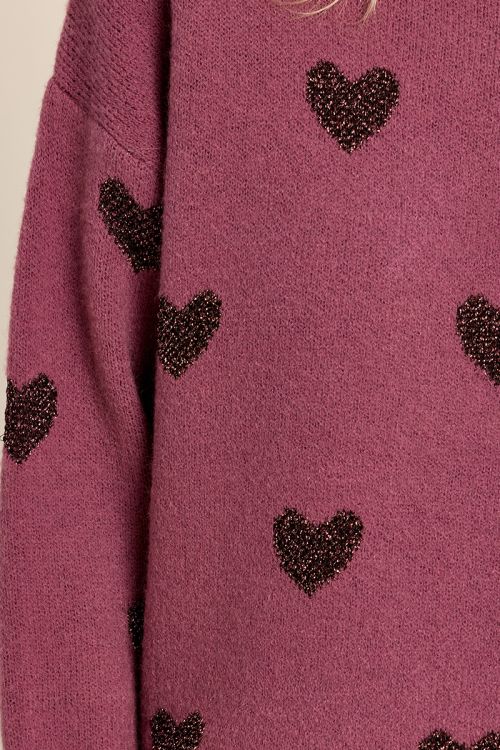 Jersey de manga larga estampado corazones