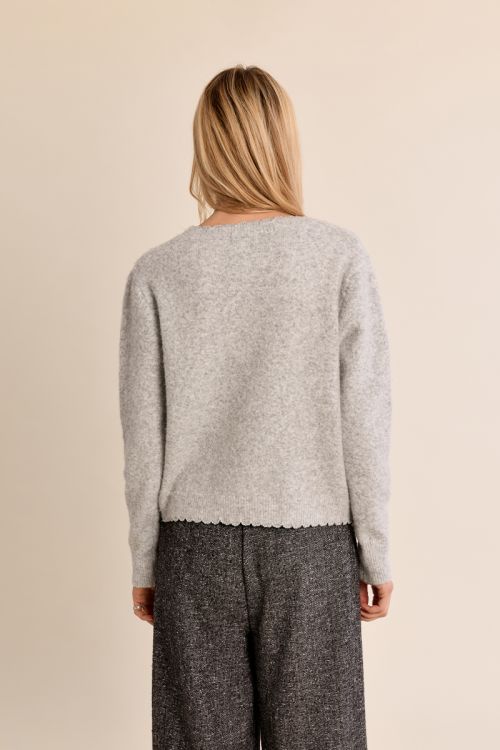 V-neck cardigan