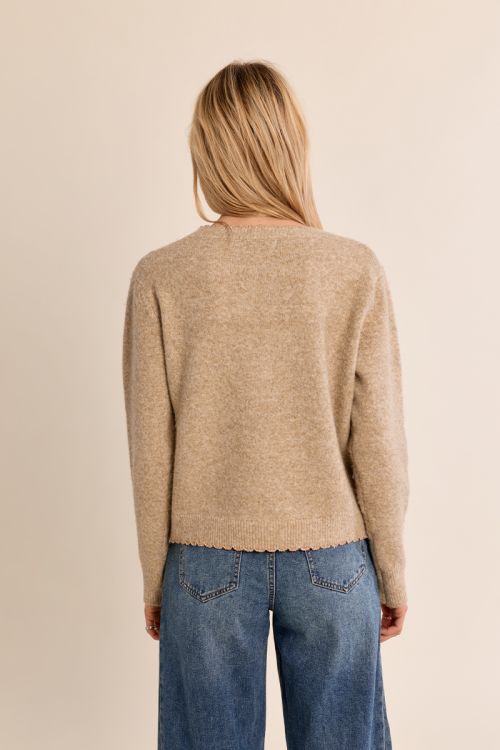 Cardigan col V