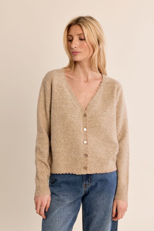 Cardigan col V