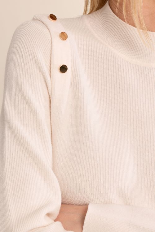 Pull fin col montant