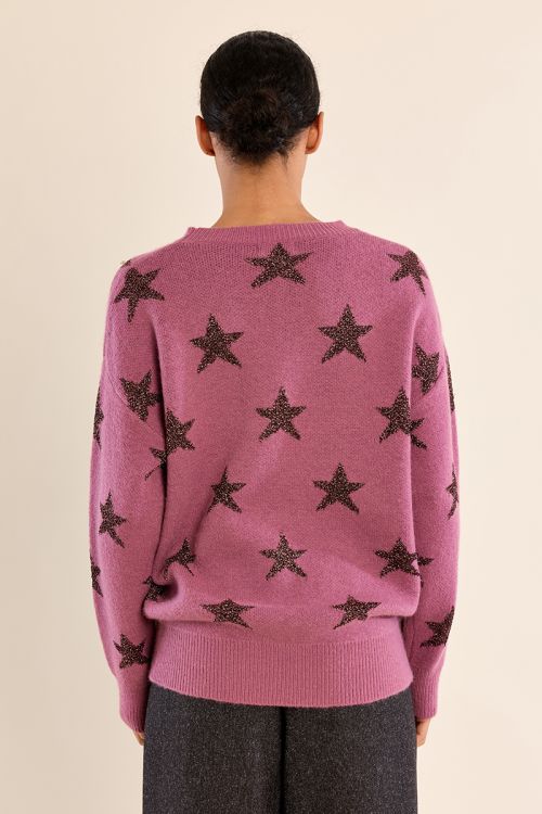 Pull en maille, étoilé
