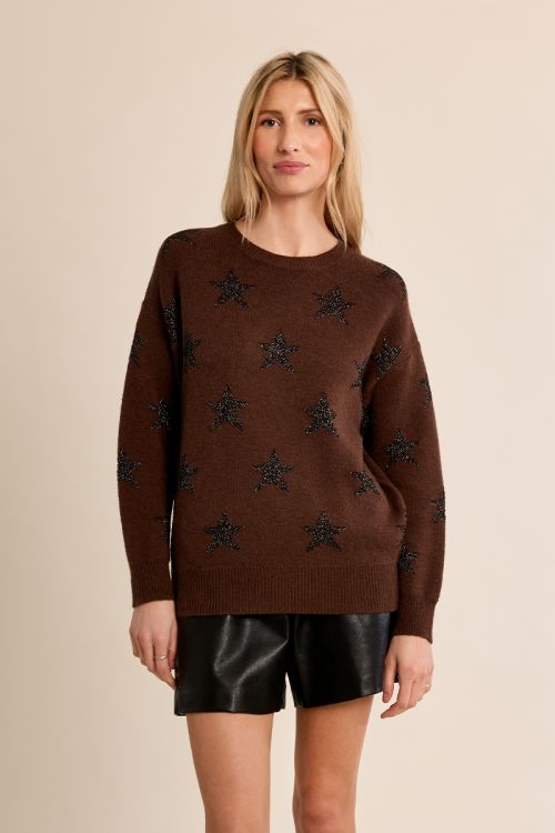 Knitted sweater, starry
