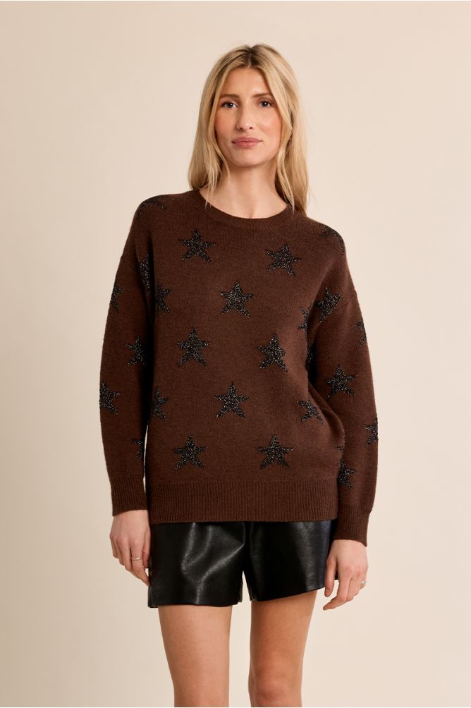 Jersey de manga larga motivo estrellas