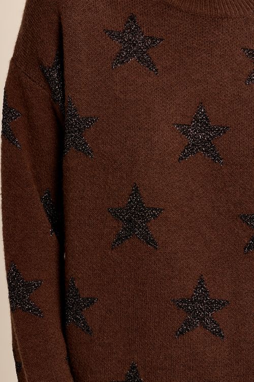Pull en maille, étoilé