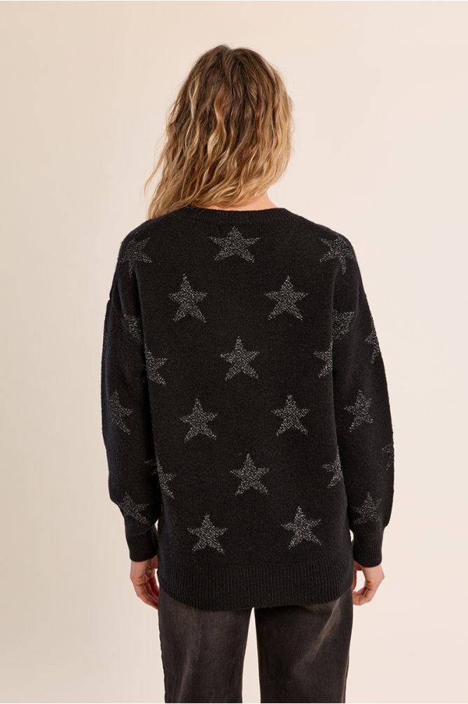Knitted sweater, starry