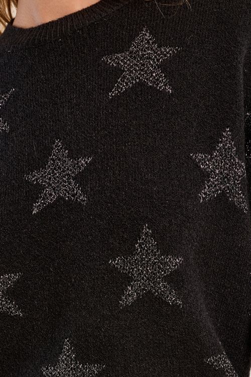 Jersey de manga larga motivo estrellas