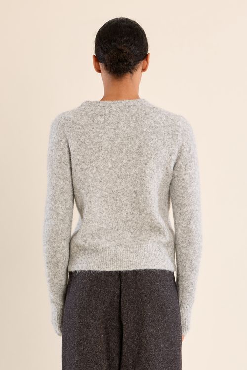 Buttoned cardigan, plain