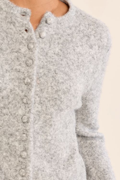 Buttoned cardigan, plain