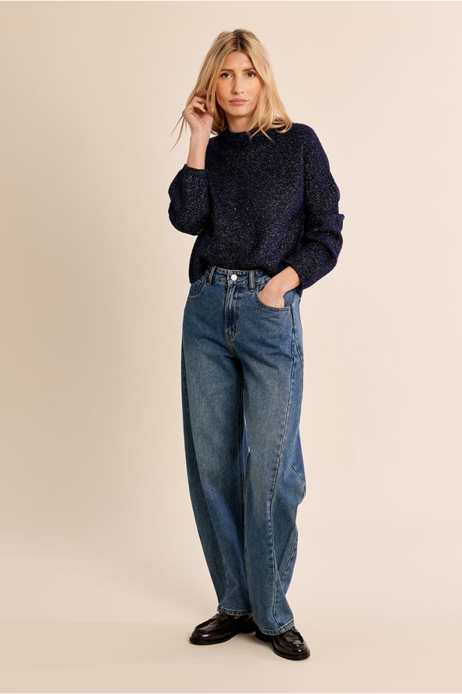 Pull en maille, irisé