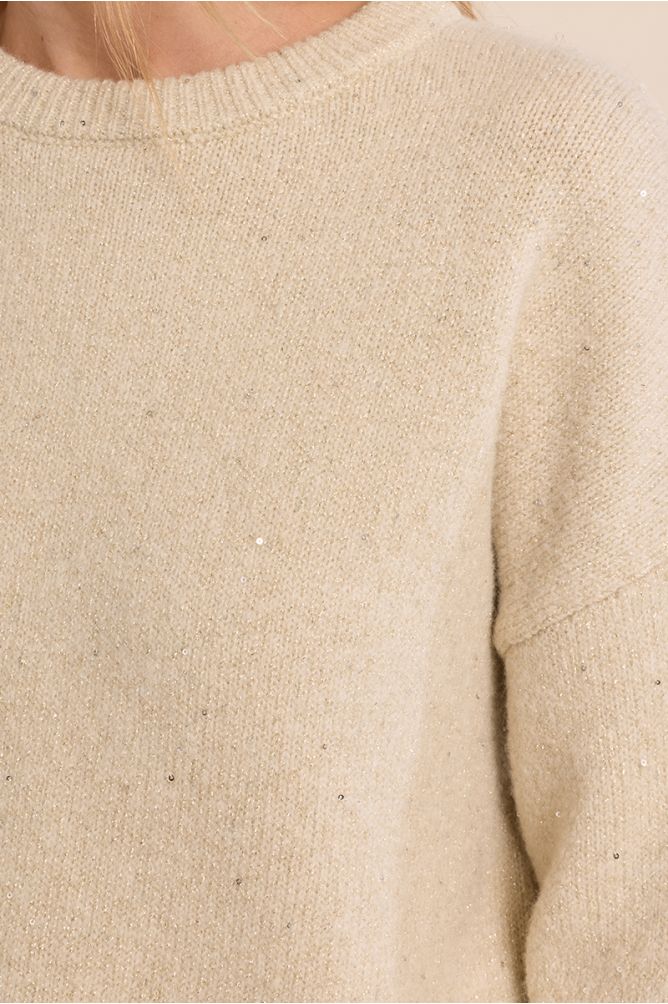 Pull en maille, irisé