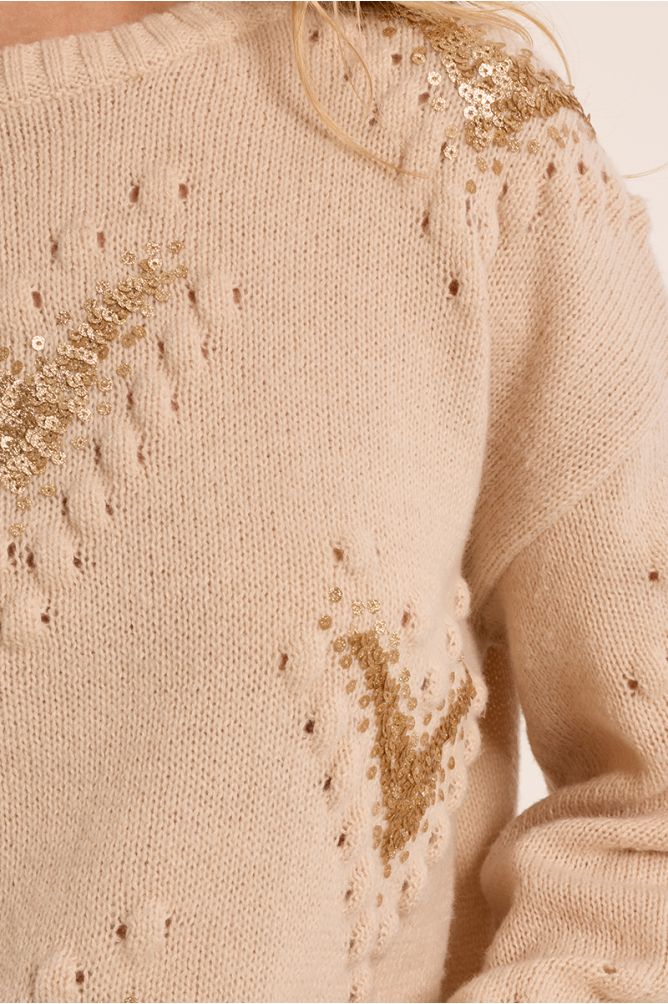 Pull détails fantaisie