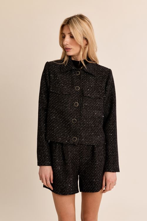 Short tweed jacket