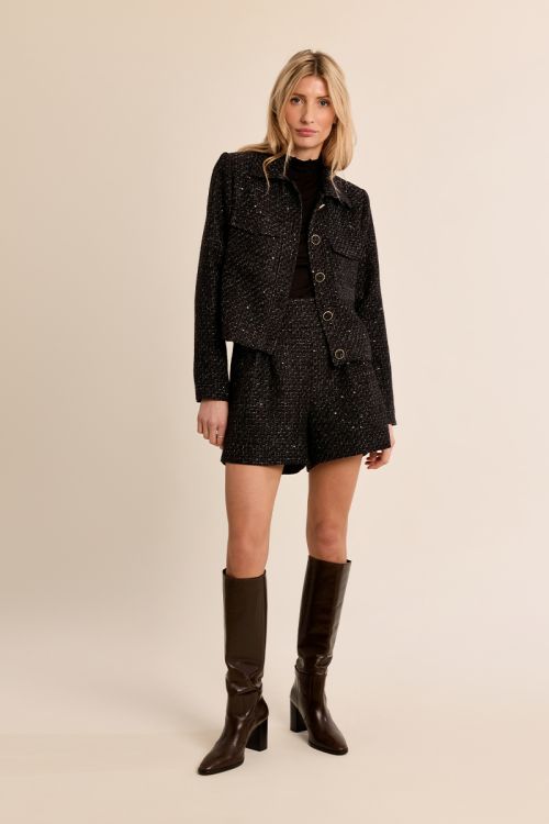 Short tweed jacket