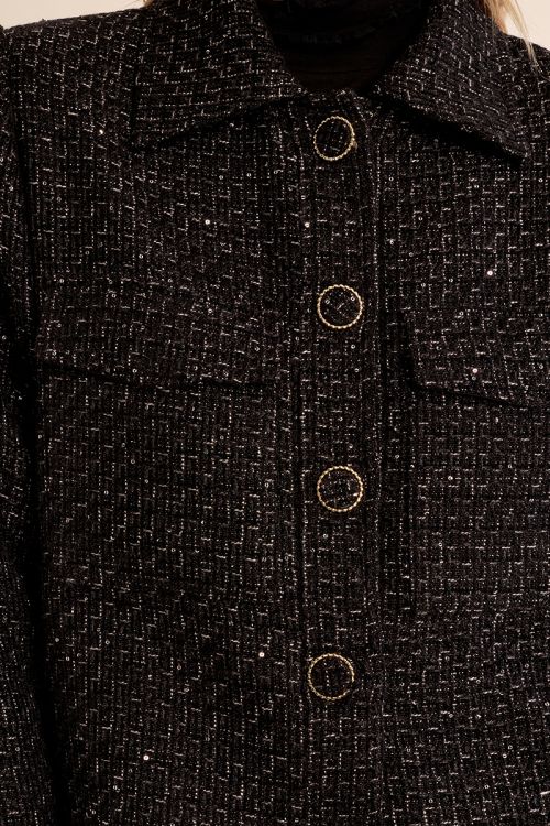 Short tweed jacket