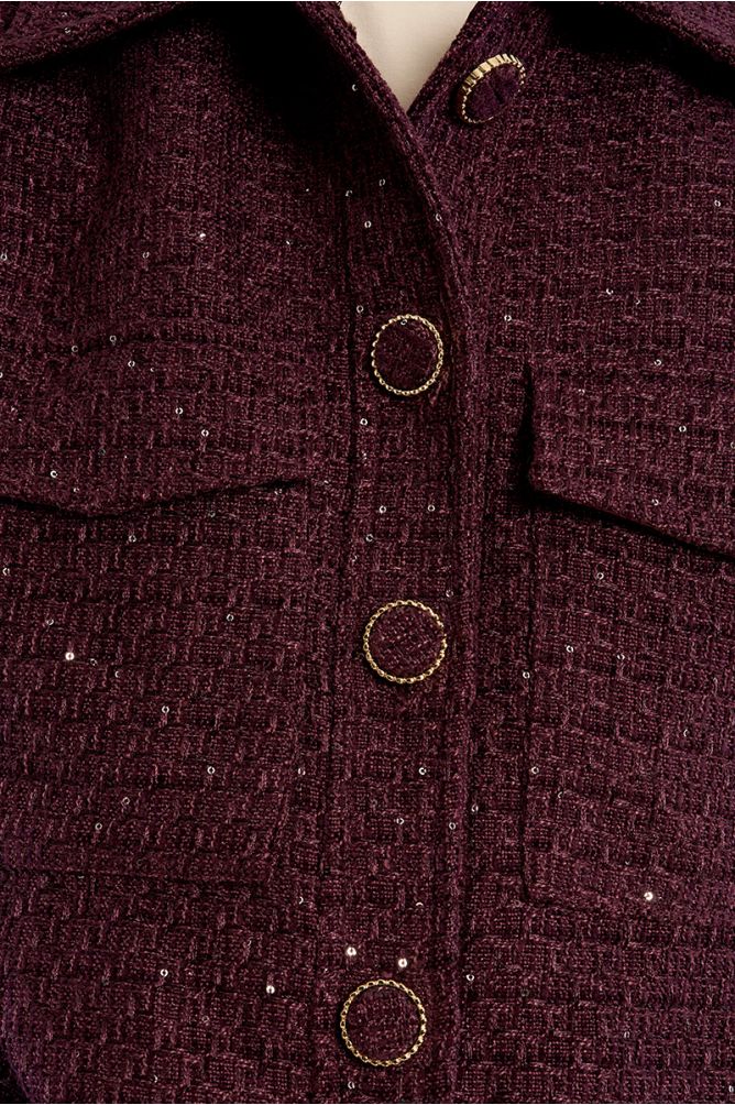 Short tweed jacket